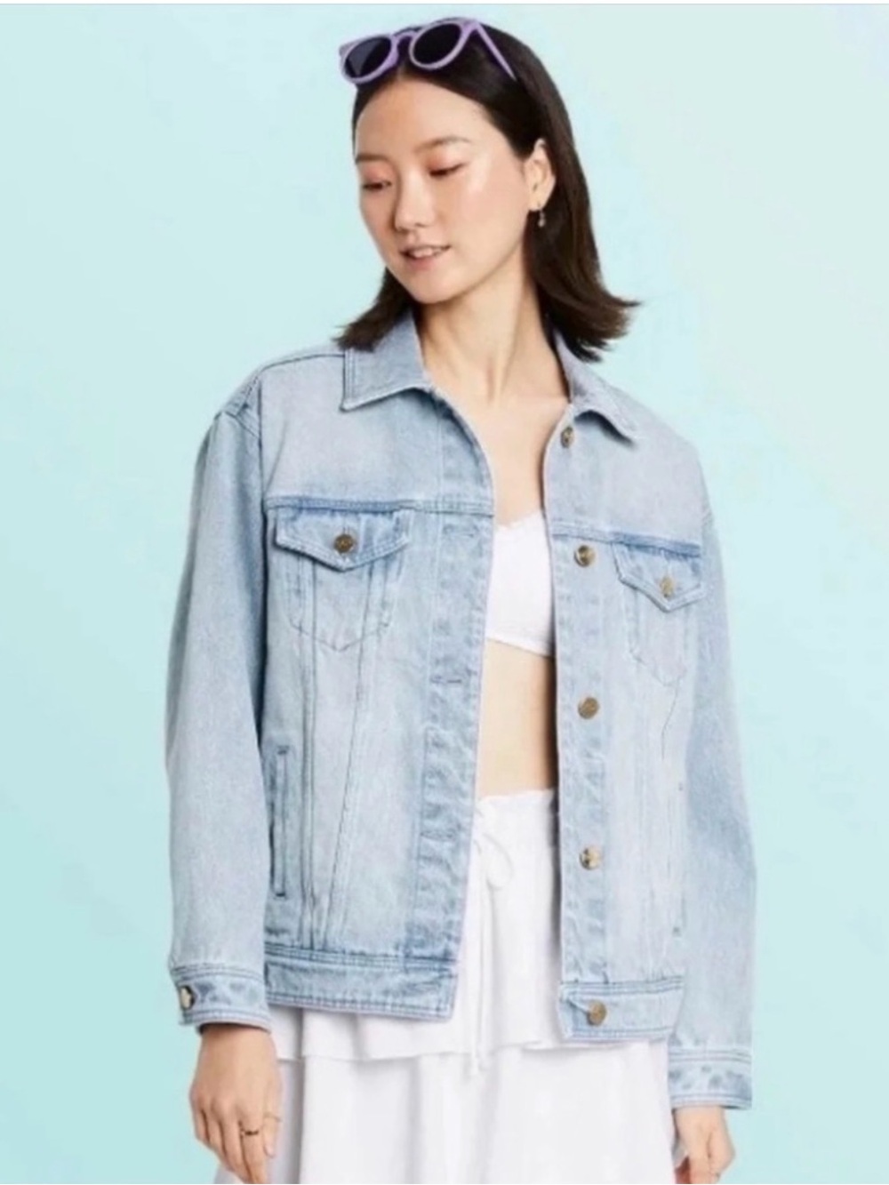 Stoney Clover Lane x Target Denim Jean Jacket Medium